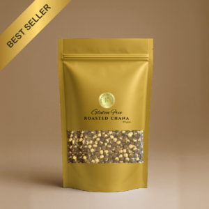 KEDARS PRODUCT Fresh Rosted Chana | Whole with Skin | Healthy Crunchy Vegan Gluten-Free High Protein Snack | Authentic Traditional – 200gram